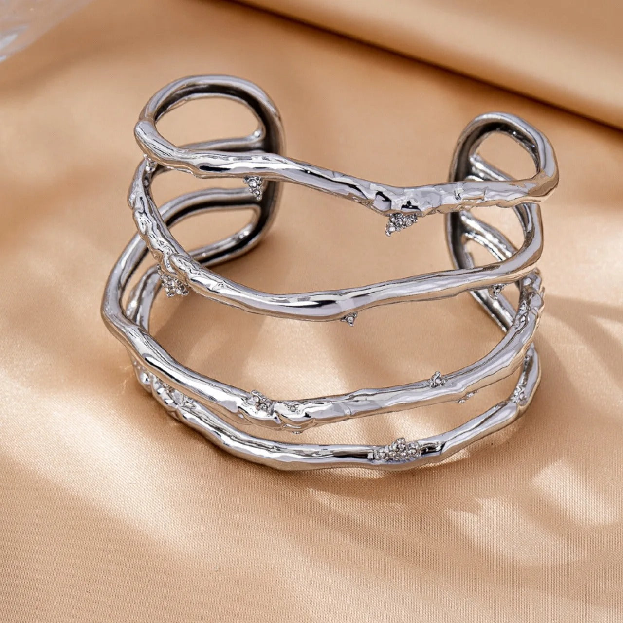 Rougrant™ Two-Tone Full Diamond Gold-Plated Bracelet