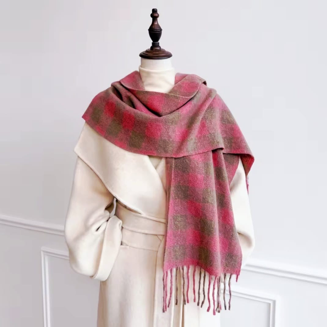 Eirene™ Luxury Classic Plaid Pashmina Scarf