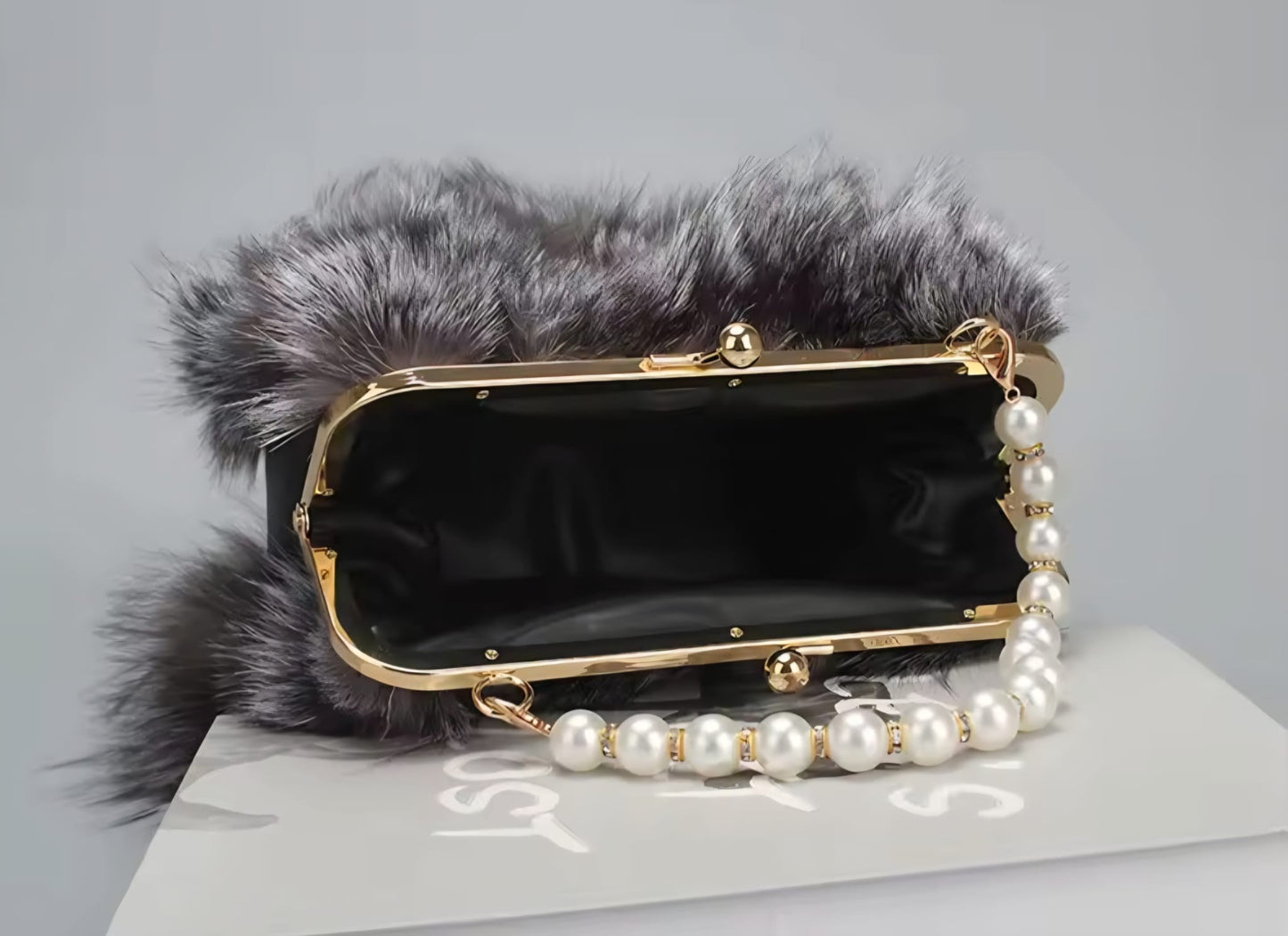 Dralyn™ Luxury Real Fur Fox Messenger Bag
