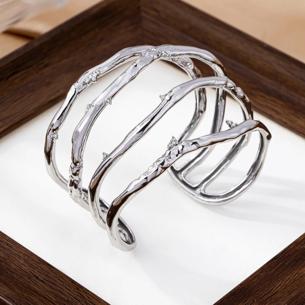 Rougrant™ Two-Tone Full Diamond Gold-Plated Bracelet