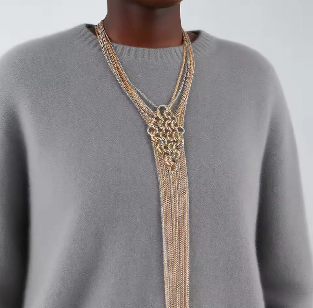 Betty™ Vintage Geometric Tassel Necklace