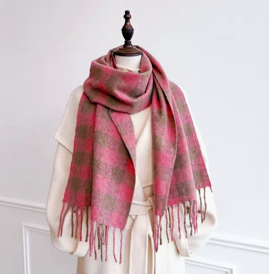 Eirene™ Luxury Classic Plaid Pashmina Scarf