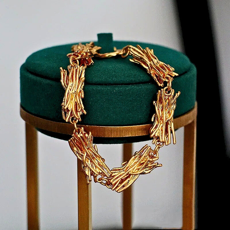 Brancha™ Organic Gold Link Bracelet