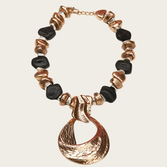 Laurent™ Retro Pearl Pendant Necklace