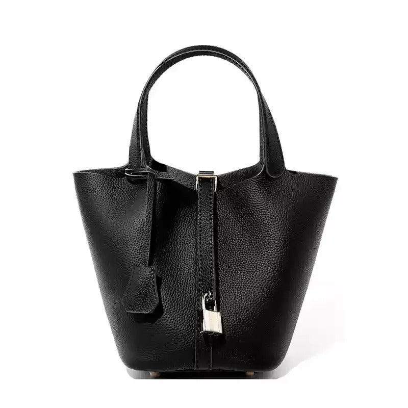 Claudia™ Togo Leather Bucket Handbag