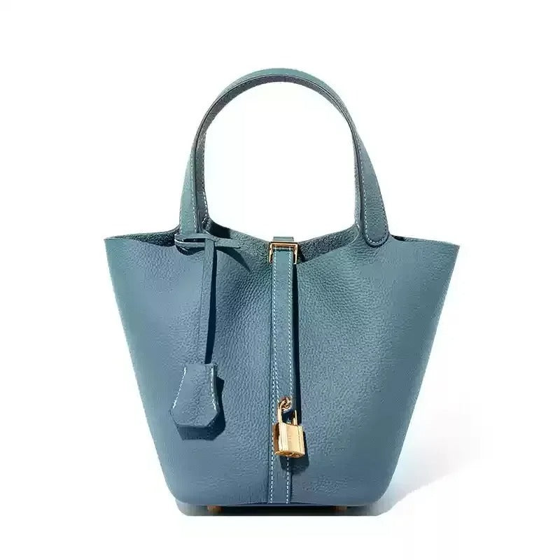 Claudia™ Togo Leather Bucket Handbag