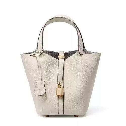 Claudia™ Togo Leather Bucket Handbag