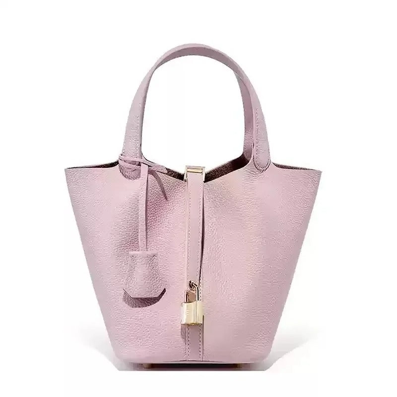 Claudia™ Togo Leather Bucket Handbag