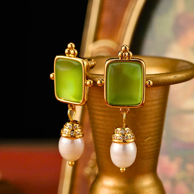 Mirellia™ Palace Pearl Tassel Earrings