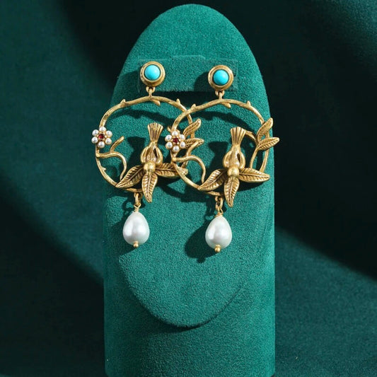 Melivora™ Baroque Pearl Drop Earrings