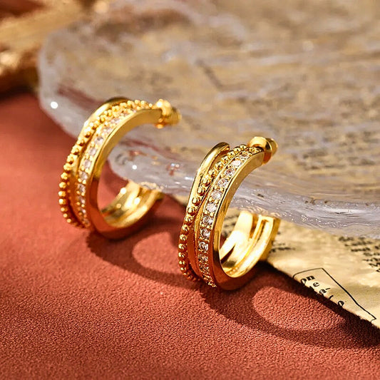 Minvera™ – Retro Minimalist Luxury Earrings