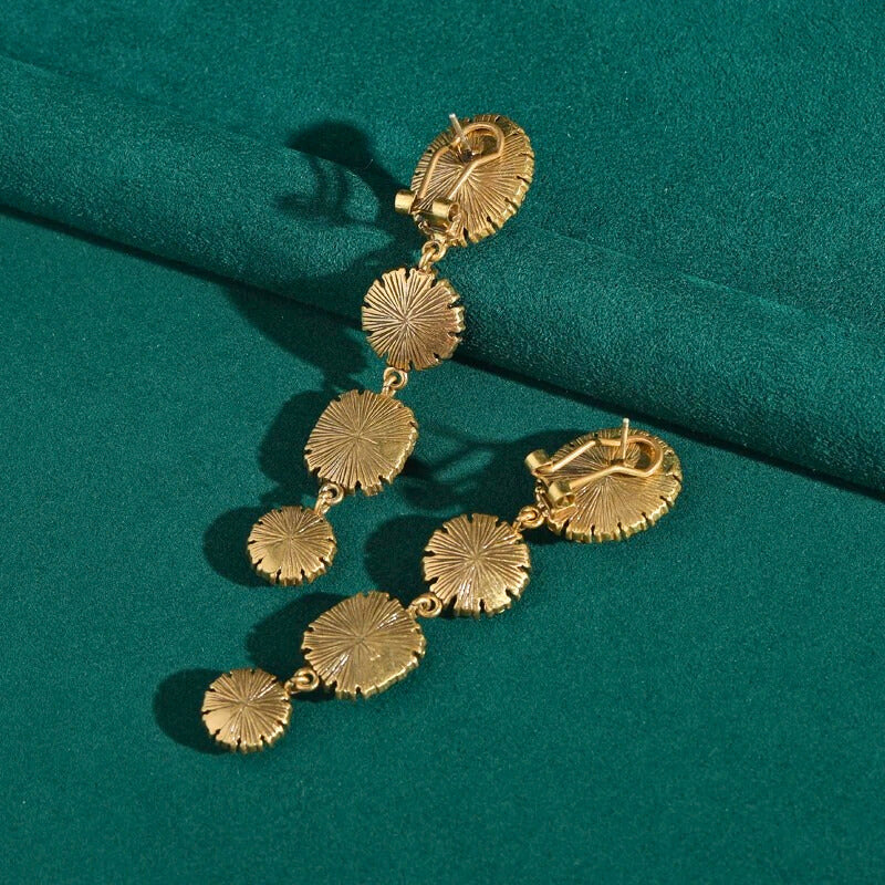 Novellea™ Crystal Bloom Drop Earrings