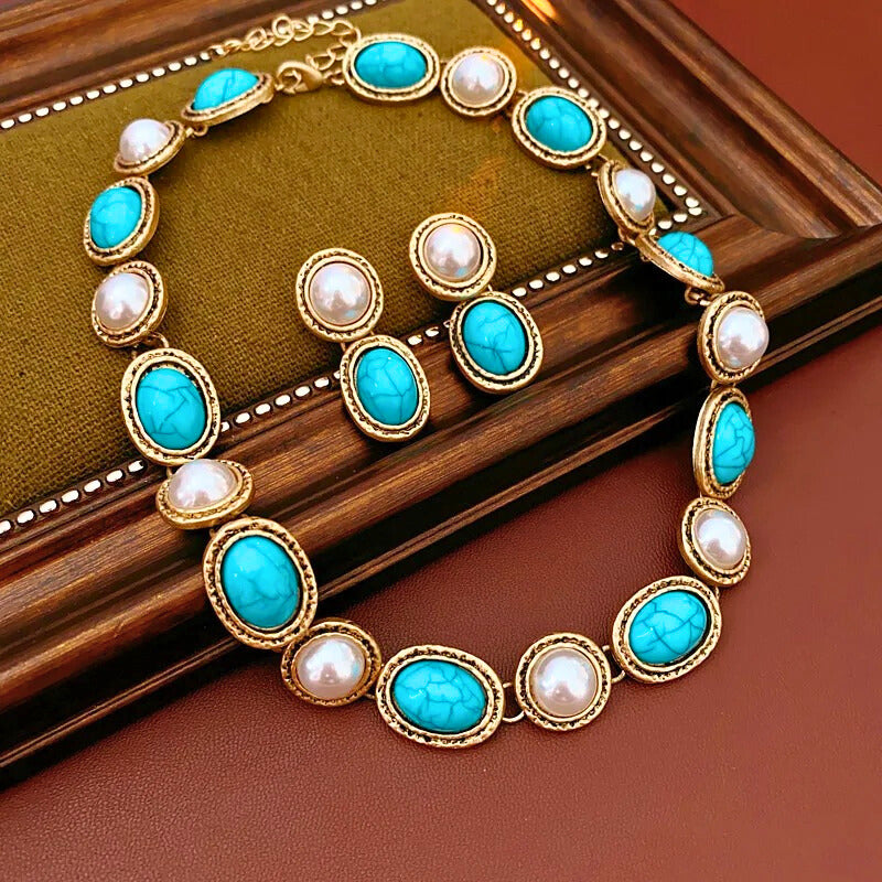 Vintessa™Vintage Geometric Statement Necklace