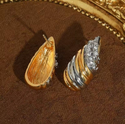 Clary™ Vintage White Zircon Art Deco Earrings