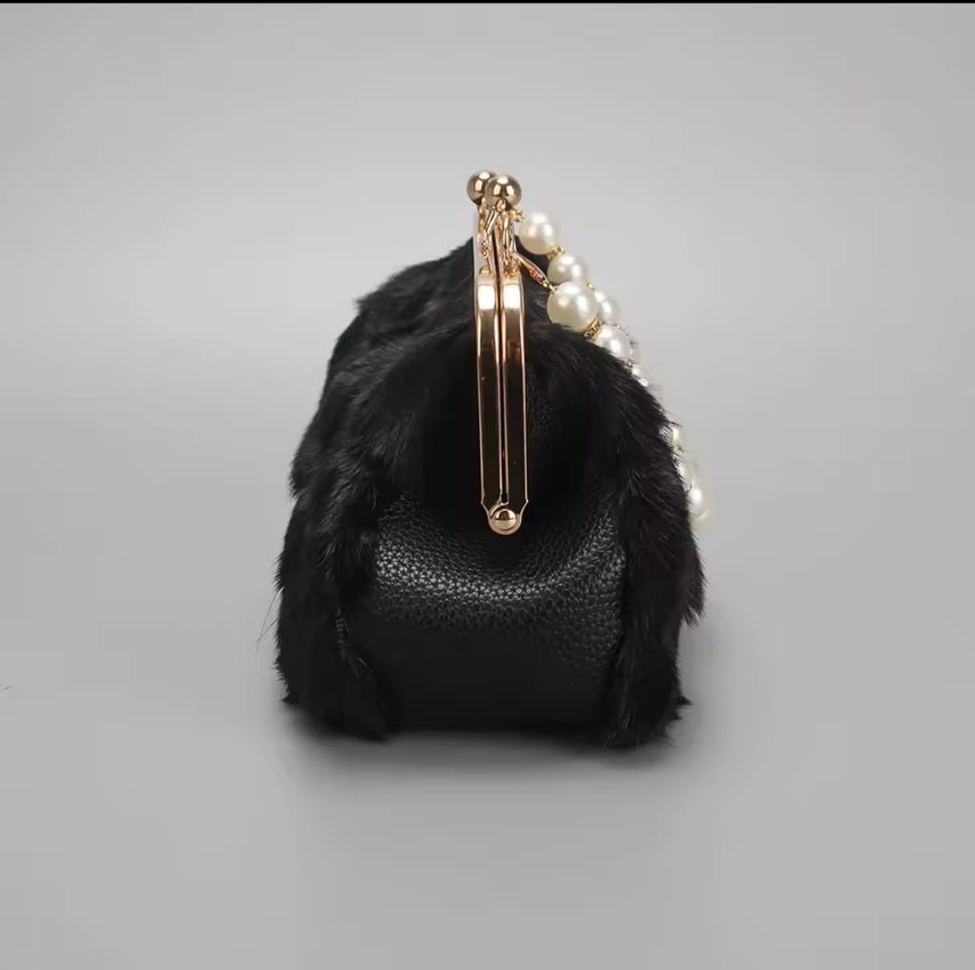 Dana™ Luxury Genuine Mink Fur Winter Handbag