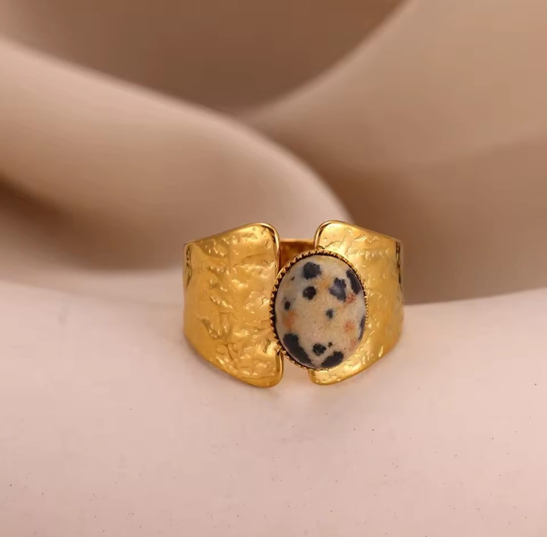 Lopalia™ Vintage Opal Natural Stone Open Ring