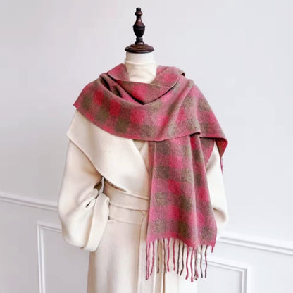 Eirene™ Luxury Classic Plaid Pashmina Scarf