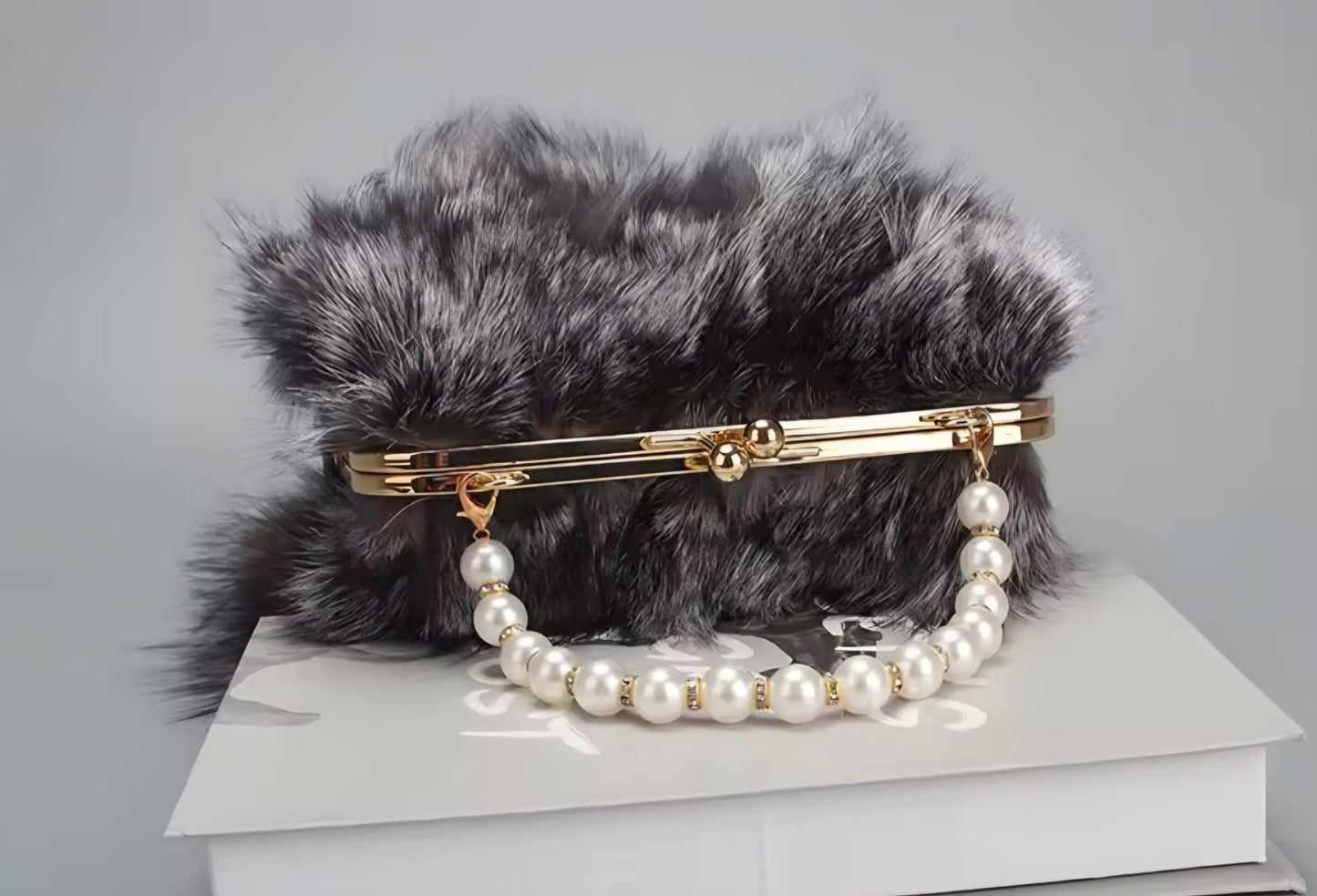 Dralyn™ Luxury Real Fur Fox Messenger Bag