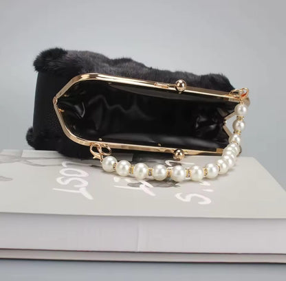 Dana™ Luxury Genuine Mink Fur Winter Handbag