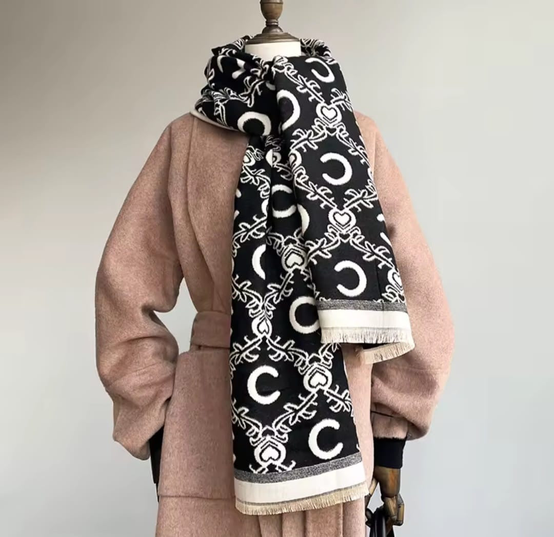 Themis™ Luxury Cashmere Paisley Winter Scarf & Shawl