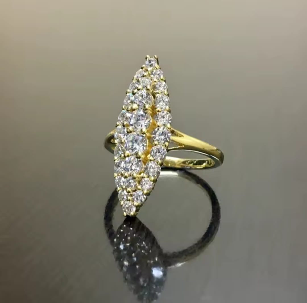 Adreana™ Marquise Gold Wedding & Engagement Ring