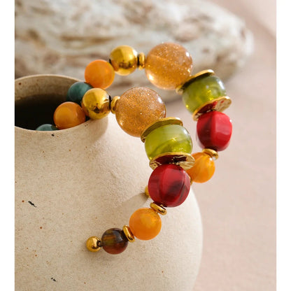 Brivont™ French Acrylic Pearl C-Shape Huggie Earrings