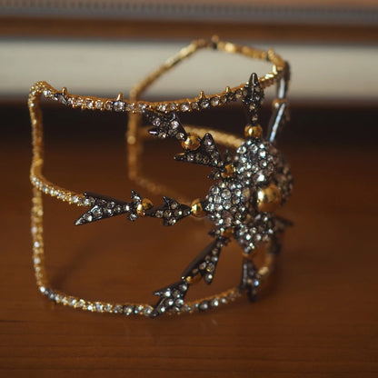 Elegrant™ Vintage Snowflake Adjustable Diamond Bracelet