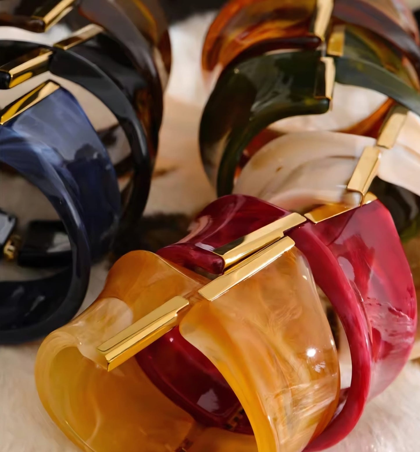 Berglain™ Multicolor Wide Statement Bangle