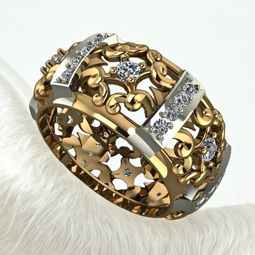 Oraneth™ – Fashion Gold Color Ethnic Strength Ring