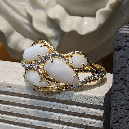 Tharion™ Vintage Green Diamond Wrap Bracelet