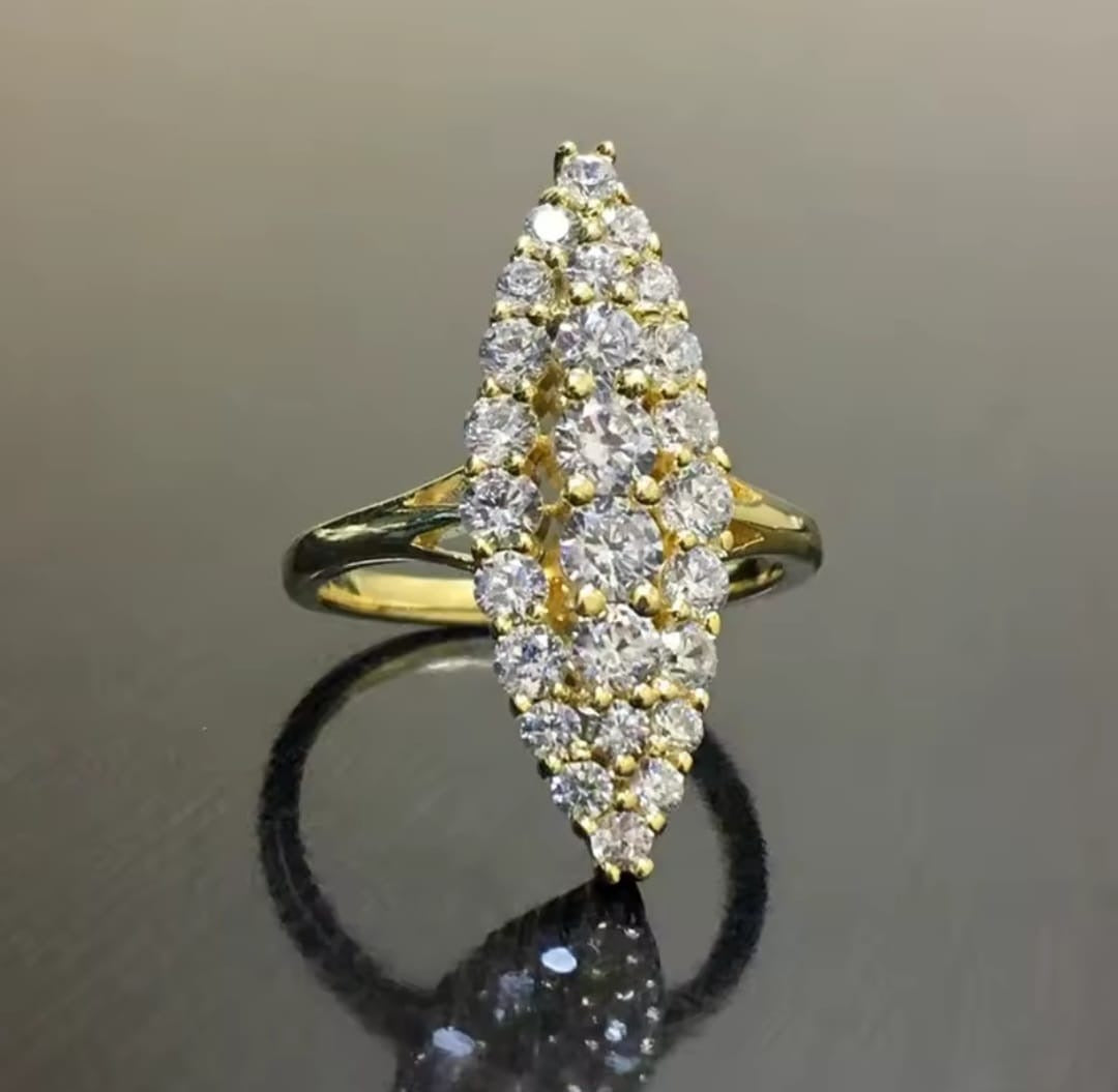 Adreana™ Marquise Gold Wedding & Engagement Ring