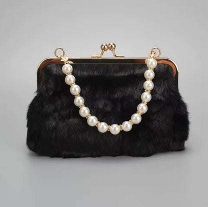 Dana™ Luxury Genuine Mink Fur Winter Handbag
