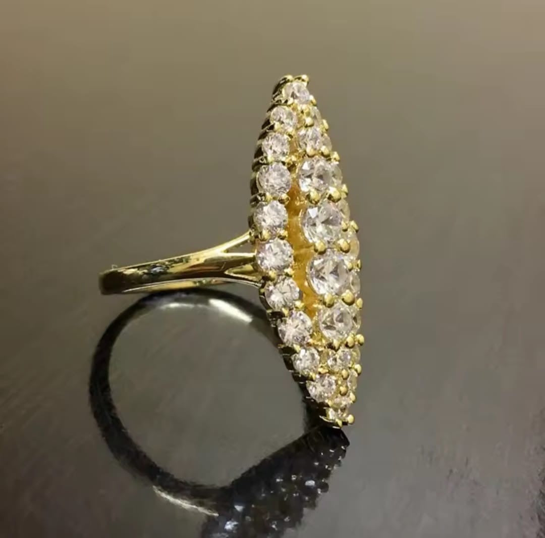 Adreana™ Marquise Gold Wedding & Engagement Ring