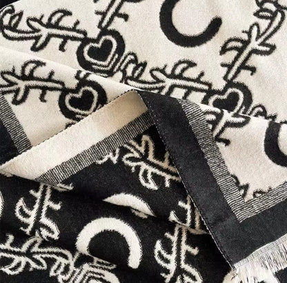 Themis™ Luxury Cashmere Paisley Winter Scarf & Shawl