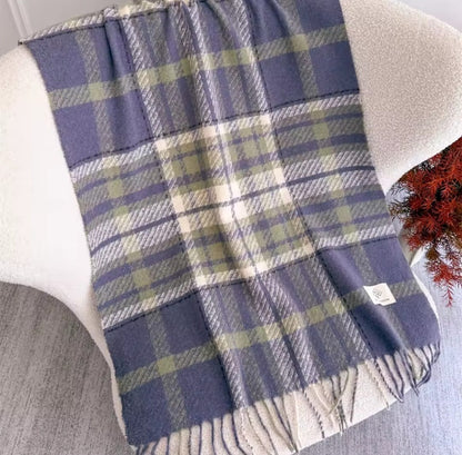 Thalassa™ Luxury Cashmere Plaid Winter Pashmina Wrap