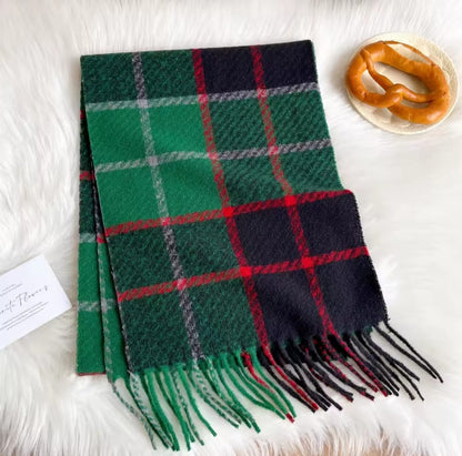 Perrine™ Scottish Plaid Warm Winter Scarf