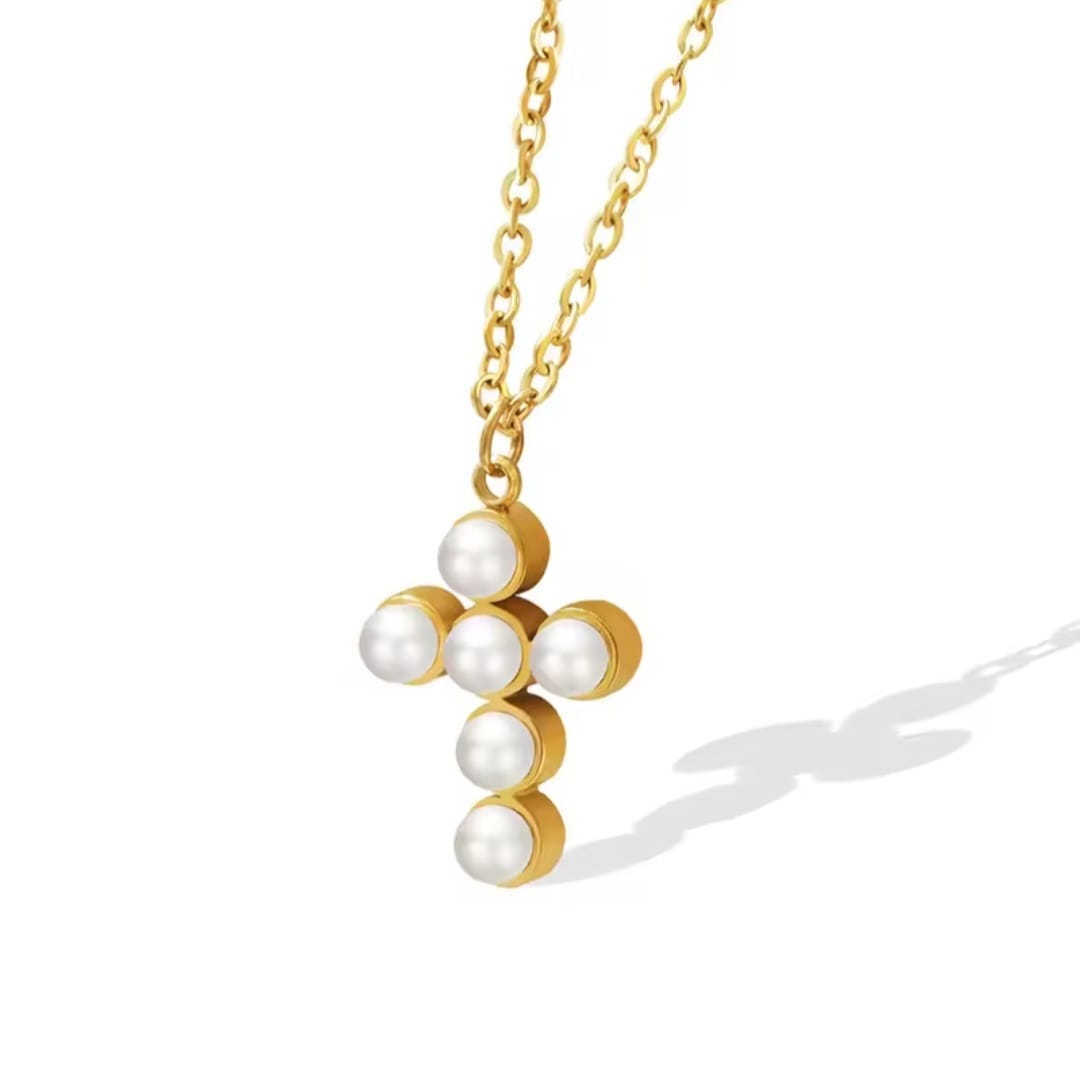 Cyrane™ Classic Retro Cross Stainless Steel Necklace