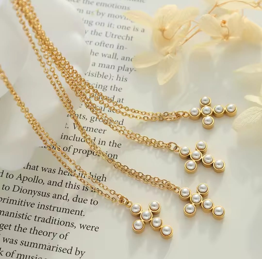 Cyrane™ Classic Retro Cross Stainless Steel Necklace