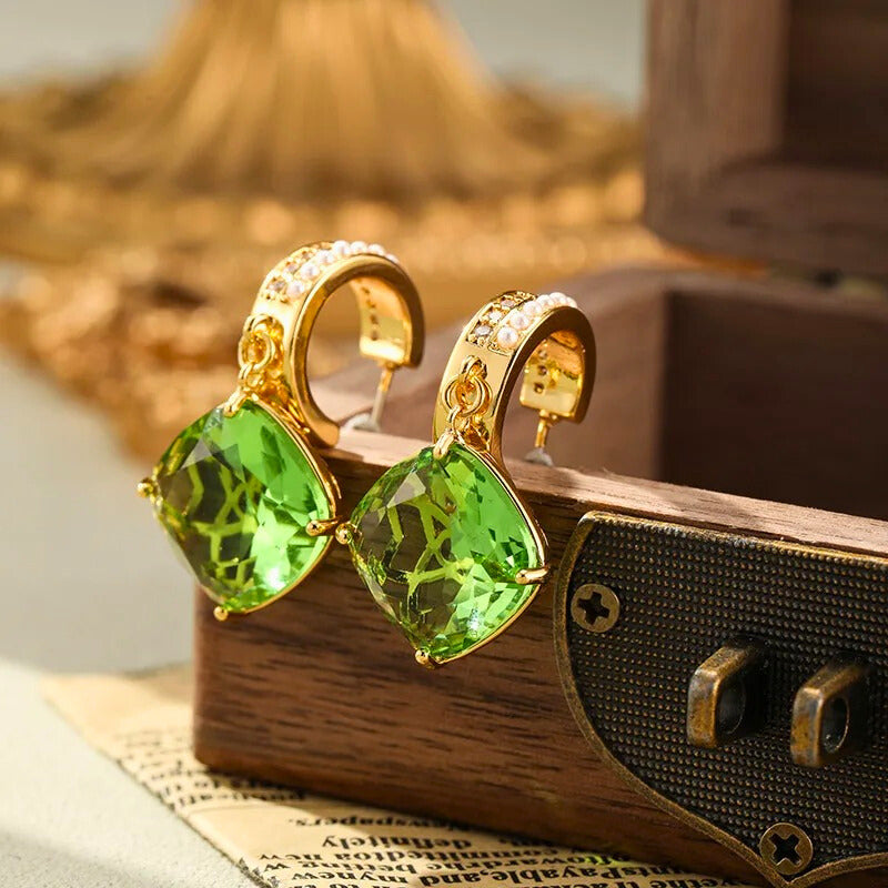 Auralith™ Vintage Hollow Carved Drop Earrings