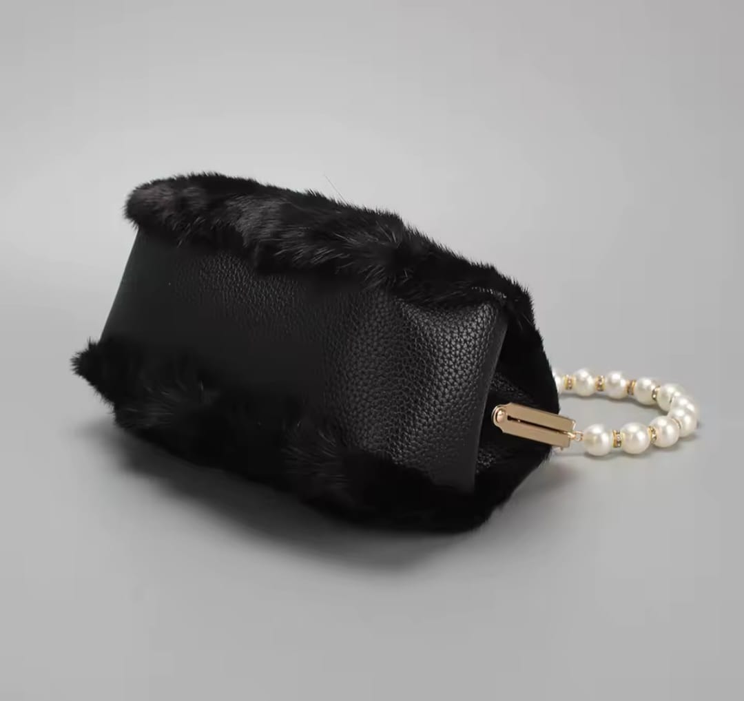 Dana™ Luxury Genuine Mink Fur Winter Handbag