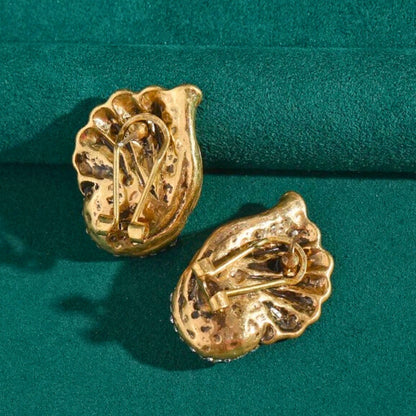 Aureliza™ Vintage Rhinestone Flower Stud Earrings