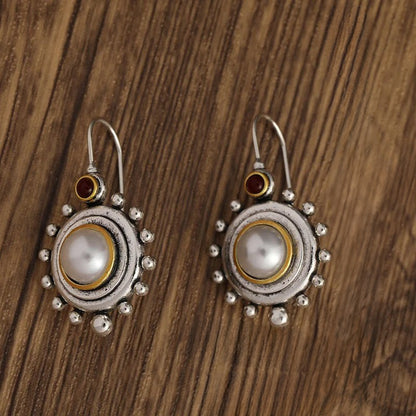 Belladora™ Vintage Baroque Pearl Drop Earrings