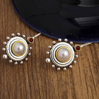 Belladora™ Vintage Baroque Pearl Drop Earrings