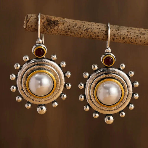 Belladora™ Vintage Baroque Pearl Drop Earrings