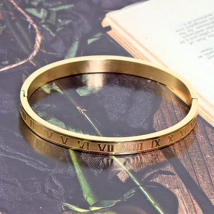 Taloura™ – Minimalist Roman Style Bracelet for Women