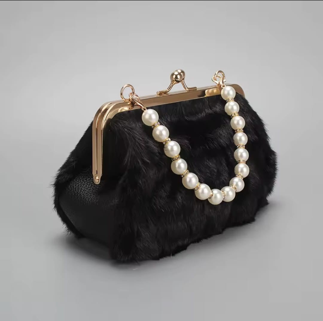 Dana™ Luxury Genuine Mink Fur Winter Handbag