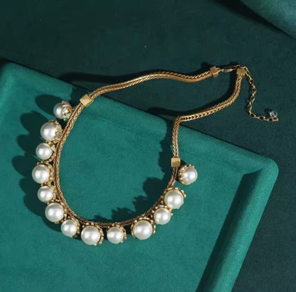 Berletta™ Vintage Freshwater Pearl Choker Necklace