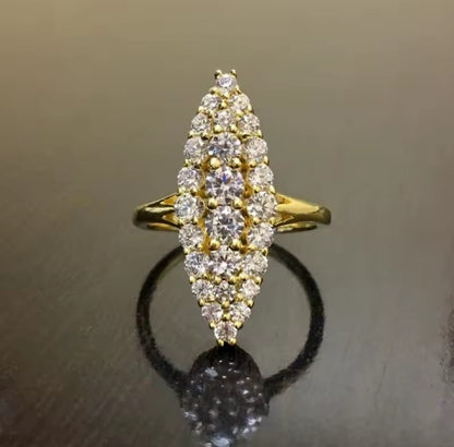 Adreana™ Marquise Gold Wedding & Engagement Ring