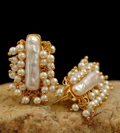 Athena™ Vintage Baroque Pearl Bohemian Earrings