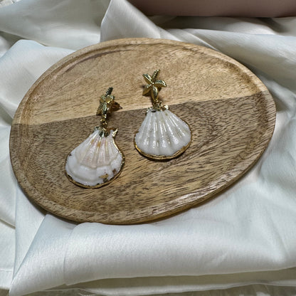 Dorlleana™ Seaside Charm Drop Earrings – Starfish, Shell & Butterfly Ocean-Inspired Jewelry